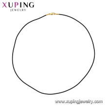 44796 xuping schmuck 24 karat vergoldet schlichtes design mode elegante kette halskette